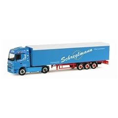 154741 - Herpa - MB Actros LH Schubboden-Sattelzug "Schreglmann"