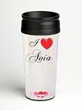 16 oz. Double Wall Insulated Tumbler with I Love Avia - Paper Insert