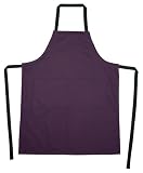 Rushbrookes Adjustable Plains Adult Apron Aubergine