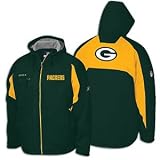 Green Bay Packers Ascent 2009 Sideline Drift Full Zip Fleece Hooded Jacket - X-Large