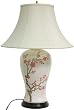 Outstanding Remarkable Excellent Deal Bargain Discount - 29" Cherry Blossoms Ivory Crackle Oriental Table Lamp