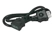 American Lighting 043A-24-EX-BK1 24-Inch Extension Cable for T2 Under Cabinets Lights, Black