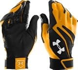 Under Armour 1229408 Clean Up IV Batting Gloves - Adult - Gold