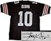 Brady Quinn Autographed/Hand Signed Cleveland Browns Reebok Authentic Brown Jersey
