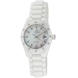 Oniss Paris Women's ON601-L WHT Diamond Ceramica Swiss Quartz Watch