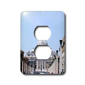 Vacation Spots - Saint Peters The Vatican - Light Switch Covers - 2 plug outlet cover
