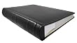 Deluxe Leather Photo Album - Stores 300 Pictures, Black