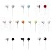 Chocolate Candy In-Ear Earphones Heaphones Earbuds for iPods, Zune, MP3, CD, DVD Players + Free Fish Earphone Cord Wrap (Many Colors Available)