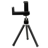Mini Adjustable Tripod for Apple iPhone 4 4S and Apple iPod Touch - 360 degree swivel - AAA Products - 12 Month Warranty