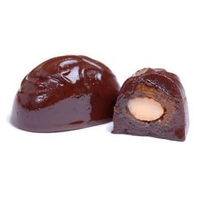 12pc Almond Stuffed Dates in Dark Chocolate