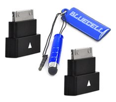 Bluecell 2 pcs Black Dock Extender 30-Pin Converter for iPhone 4, iPod ,iPad 2 3