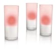 Philips Imageo CandleLights 3 Bougies LED Photophores, Rouge, Luminaire d'ambiance design 6910832PH, base de recharge grise ou blanche