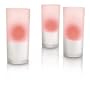 Philips Imageo CandleLights 3 Bougies LED Photophores, Rouge, Luminaire d'ambiance design 6910832PH, base de recharge grise ou blanche