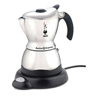 Bialetti Mukka Polished Silver Electric Cappuccino Maker