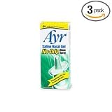Ayr Saline Nasal Gel, No-Drip Sinus Spray .75 fl oz (22 ml)