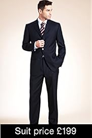 Collezione Wool Rich 3 Button Self Stripe Jacket