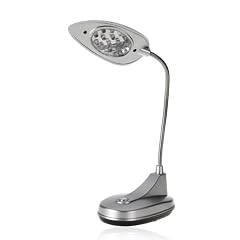 Lighting EVER 14 LED Schreibtischlampe mit USB Stecker, Superhell, TischLampe