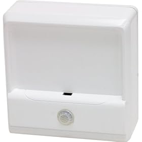 GE 17450 Stair Light, LED Battery Motion Sensing Indoor Outdoor, White by General Electric