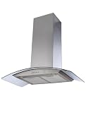 Amica KH17091E Dunstabzugshaube Kaminhaube / 90 cm / 760 mÂ³/h / 3 Stufen / Abluft / Umluft