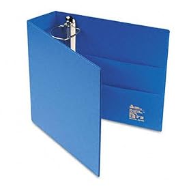 New-Avery 79883 - Heavy-Duty Vinyl EZD Ring Reference Binder, 3 Capacity, Blue - AVE79883