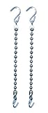 Rein Chain With Balls, Stainless Steel Hoks - Stainless Steel