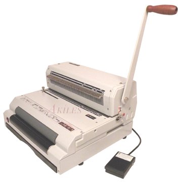 Akiles Heavy Duty Coilmac ECI 41 + plus manual Punching with Electric Inserter