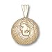 USC Trojans Solid 14K Gold ''SC'' Basketball 1/4'' Pendant