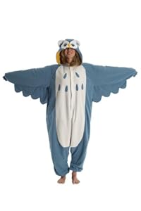 Kigs Adult Owl Costume - Kigurumi Onesie Pyjamas; One Size