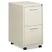 Embark Series File/File Pedestal File w/2 M Pull Drawers, 22d, Light Gray