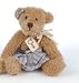 jolipa - OURS FILLE BR/BLEU 13X10X27CM ASSIS