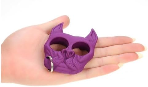Onetone(TM)Brutus the Bull Dog Self Defense Keychain - Purple