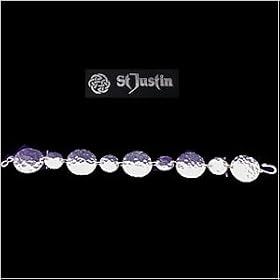 Celtic Pewter Samba discs bracelet by St.Justin