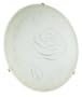 Eglo 89238A Mars-1, Frosted Roses, 1-Light Wall/Ceiling Light Fixture