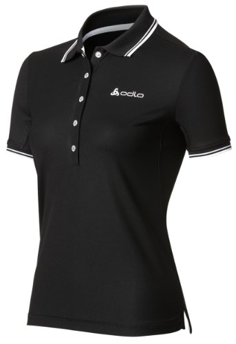 Odlo Damen Polo Shirt Short Sleeve Veronika,black - white , (15012) , M, 201071 Preisvergleich