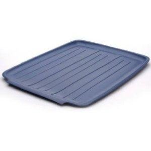 Best Price Rubbermaid 1180MABMIST Small Blue Mist Small Dish Drainer Tray (6 Pack), Blue Mist