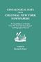 Genealogical Data from Colonial New York Newspapers A Consolidation of