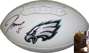 Jeremy Maclin signed Philadelphia Eagles Logo Football
