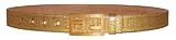 Fendi - Fendi Gold F Logo 95cm (38 inches) Leather Belt 8C0197