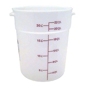 CONTAINER ROUND POLY 22QT, EA, 11-0463 CAMBRO MANUFACTURING CO FOOD STORAGE