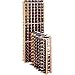 Traditional Redwood Standard Wine Rack: Half Size