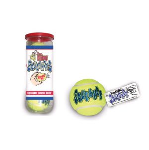 Air Kong Squeakers - Squeaky Tennis Balls Dog Toy - 3 Pack - Standard Tennis Ball Size