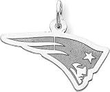Sterling Silver NFL New England Patriots Logo Charm