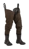 Hodgman Redstone Nylon/Rubber Hip Wader With Cleated Soles, 7