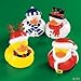 Holiday Christmas Rubber Duckies (Pack of 12)