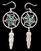 Sterling Silver Dream Catcher Earrings with Turquoise, #8858