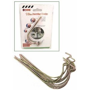 Amazing Pkg 10 40LB Wall Hooks. Great for Pictures Planters Mirrors and More