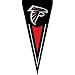 Atlanta Falcons NFL Applique & Embroidered Yard Pennant (34x14)