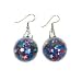 Christmas Earrings-confetti (multi jewel tone)