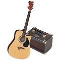 Dean Guitar Starter Pack: Includes Acoustic-Electric Cutaway, DA20 Amplifier, Gig Bag