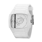 Diesel - Quartz White Silicone Strap with White Dial Men's Watch - DZ1321